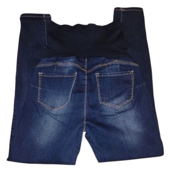 9th & Main Over the‎ Belly Stretchy Maternity Skinny Jeans Size M - Picture 2 of 9